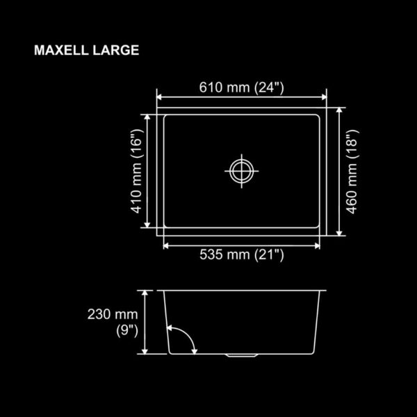 Maxell Large 24 Inch × 18 Inch-chart